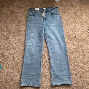 Size 8, WIDE HIGH RISE JEANS